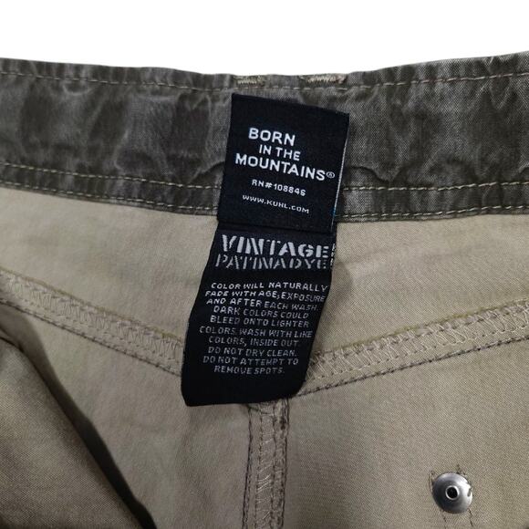 Kuhl Boys Revolvr Adjustable Waist Cargo Pants L [14-16] Green Gorpcore  Utility - Picture 10 of 13